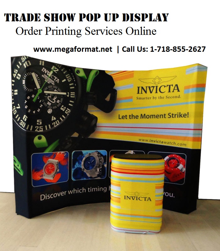 Trade Show Pop Up Display – Order Printing Services Online --Pop Up Displa - Pop Up Display Printing - Exhibit pop up Display