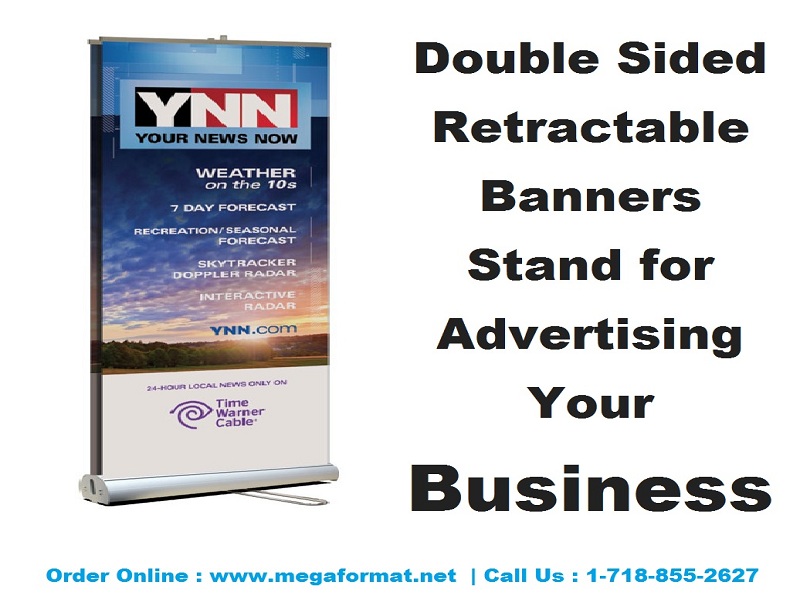 Retractable Banner Double Sided - Double Sided Pull Up Banner - Double Sided Retractable Banners