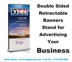 Retractable Banner Double Sided - Double Sided Pull Up Banner - Double Sided Retractable Banners