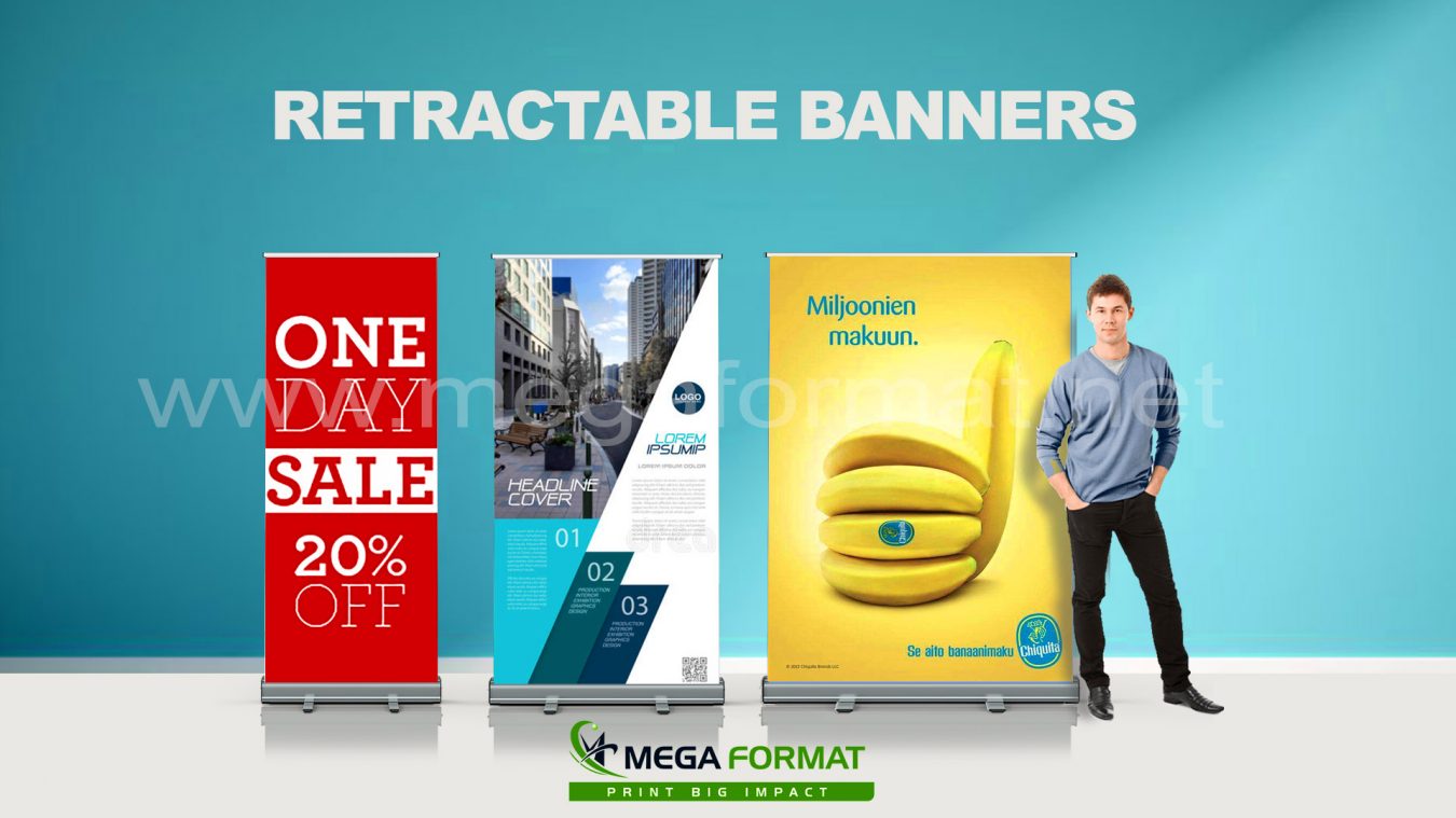 Professional 39.5"x79" Retractable Roll Up Banner Stand Trade Show Sign Display 