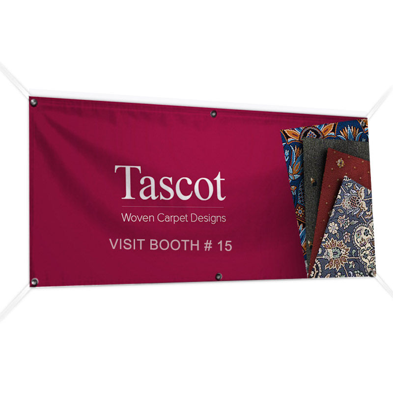 A tradeshow banner in NYC