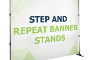 a step and repeat sample stand