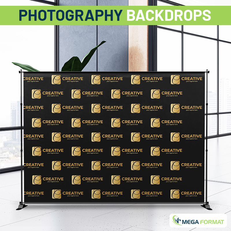 a sample backdrop stand