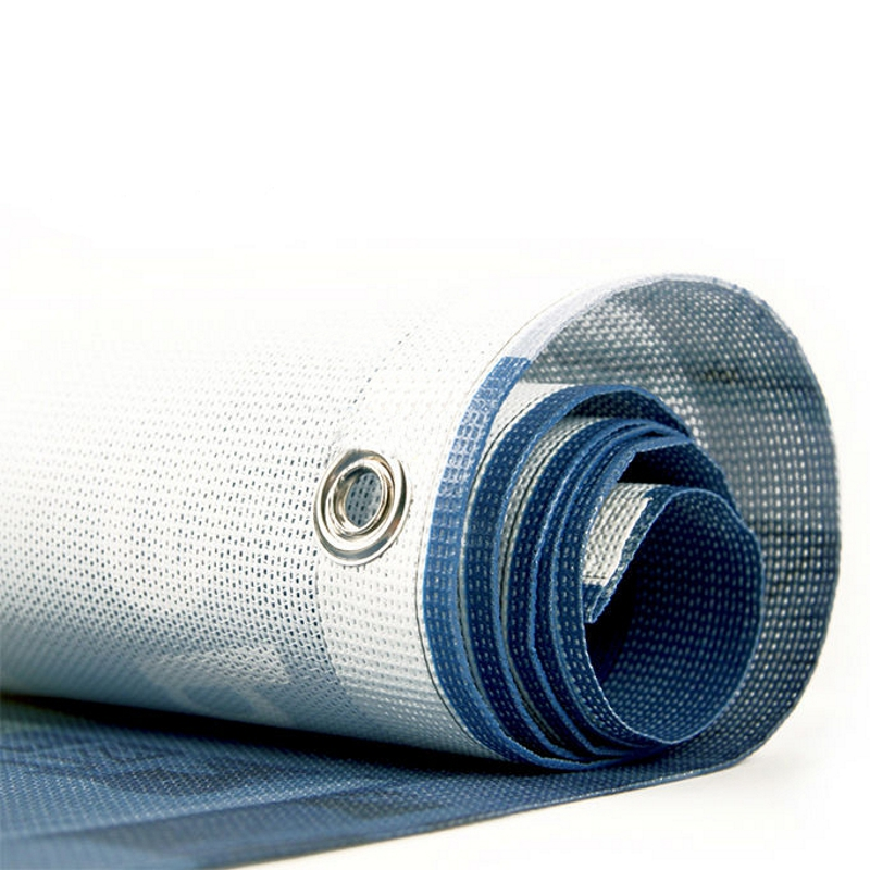 A roll of mesh fabric