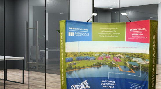 a sample of a pop up display