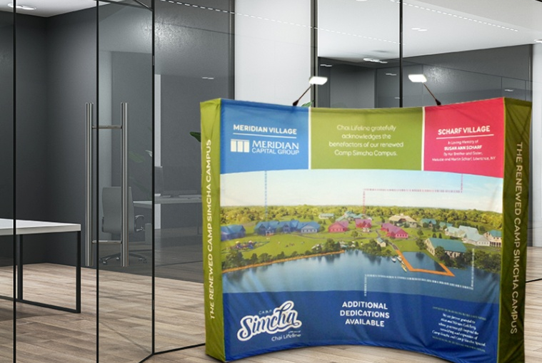 a sample of a pop up display