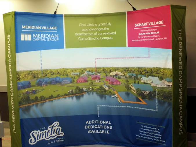 Pop-up display printing by Mega Format Inc.