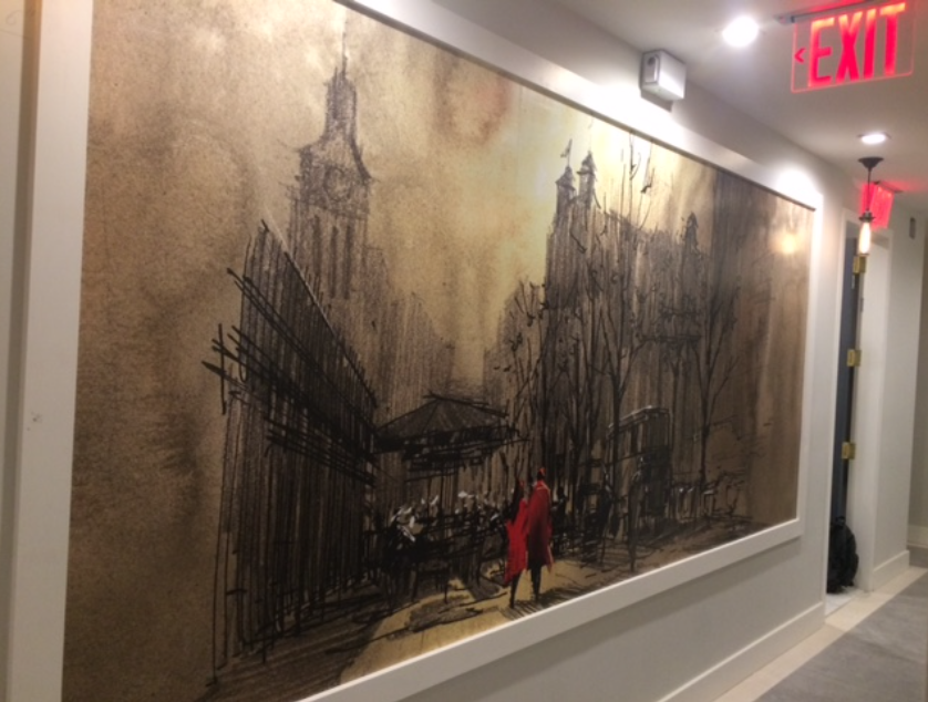 Custom size canvas printing in NYC.