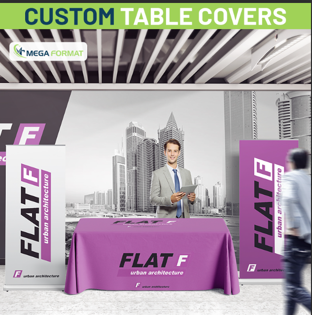 Trade show display printing by Mega Format Inc.