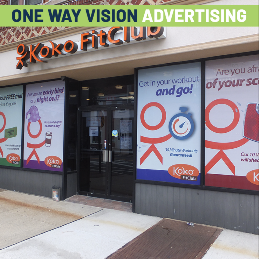 printed window vinyl graphic