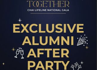 A campus event poster