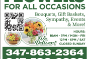 vinyl flower store signage