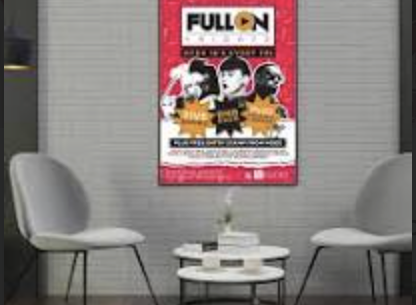 a cafe menu poster