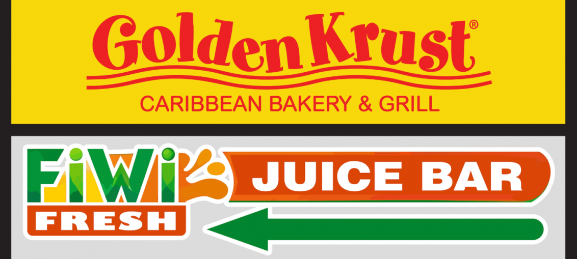 A grand opening banner