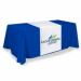 Logo fabric runner for trade show folding table