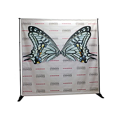 Telescoping Banner Stand
